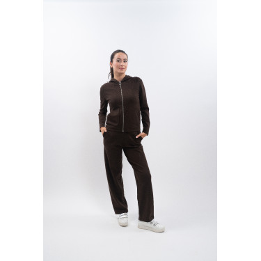 Jogging de punto Harcour Andrea Cacao Marrón