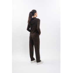 Jogging de punto Harcour Andrea Cacao Marrón