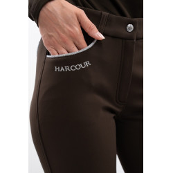 Pantalón polar de equitación Harcour Jaipur Cacao Marrón