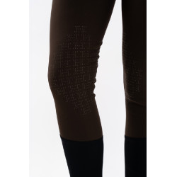 Pantalón polar de equitación Harcour Jaipur Cacao Marrón