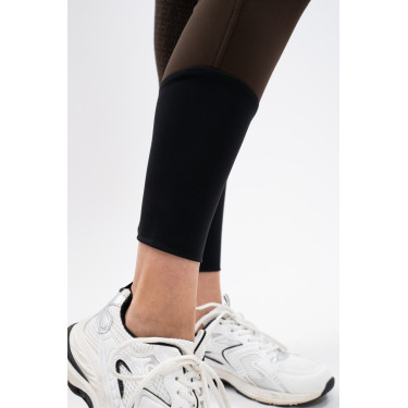 Pantalón polar de equitación Harcour Jaipur Cacao Marrón