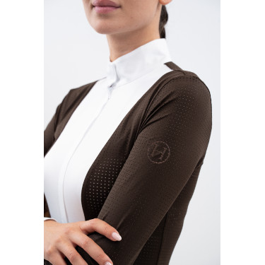 Polo de competición Harcour Stella mujer Cacao Marr&amp;amp;amp;oacute;n