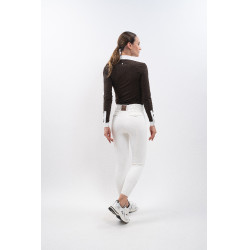 Polo de competición Harcour Stella mujer Cacao Marr&amp;amp;amp;oacute;n