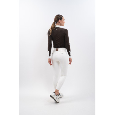Polo de competición Harcour Stella mujer Cacao Marr&amp;amp;amp;oacute;n
