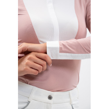 Polo de competición Harcour Stella mujer Peonía Rosa