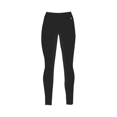 Leggings de invierno para mujer con grip integral Horze Dea Negro Leggings de invierno para mujer con grip integral Horze Dea Negro