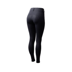Leggings de invierno para mujer con grip integral Horze Dea Azul marino oscuro
