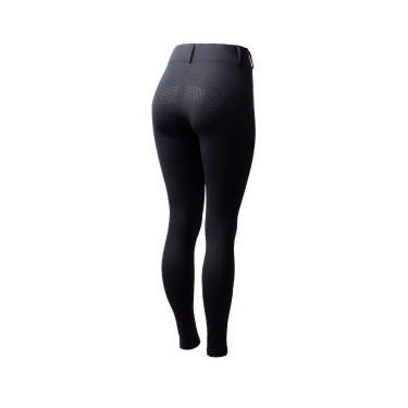 Leggings de invierno para mujer con grip integral Horze Dea Azul marino oscuro
