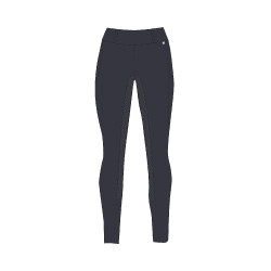 Leggings de invierno para mujer con grip integral Horze Dea Azul marino oscuro