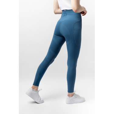 Legging térmico B Vertigo sin costuras con grip integral Leonora Titán Marino Azul marino