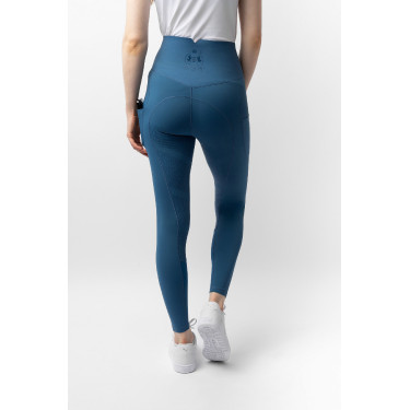 Legging térmico B Vertigo sin costuras con grip integral Leonora Titán Marino Azul marino