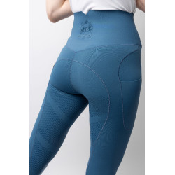 Legging térmico B Vertigo sin costuras con grip integral Leonora Titán Marino Azul marino