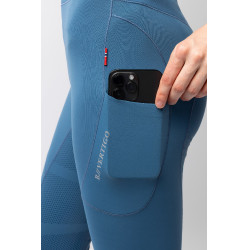 Legging térmico B Vertigo sin costuras con grip integral Leonora Titán Marino Azul marino