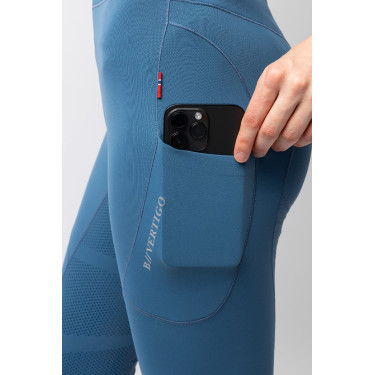 Legging térmico B Vertigo sin costuras con grip integral Leonora Titán Marino Azul marino