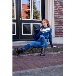 Legging térmico B Vertigo sin costuras con grip integral Leonora Titán Marino Azul marino