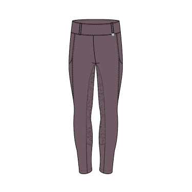 Leggings térmicos para niños Horze Dea con agarre completo Sílex Gris Leggings térmicos para niños Horze Dea con agarre completo Sílex Gris