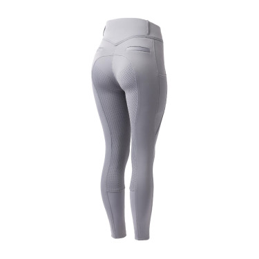 Pantalón térmico con asiento completo Mira para mujer Horze Morella negra Violeta