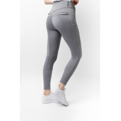 Pantalón térmico con asiento completo Mira para mujer Horze Morella negra Violeta