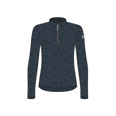 Camiseta de entrenamiento Pegasus infantil Horze Arándano Azul Camiseta de entrenamiento Pegasus infantil Horze Arándano Azul