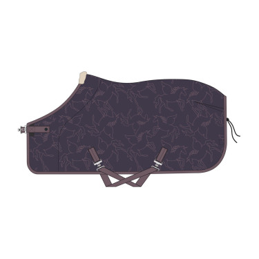 Manta polar para poni Horze Pegasus Sílex Gris