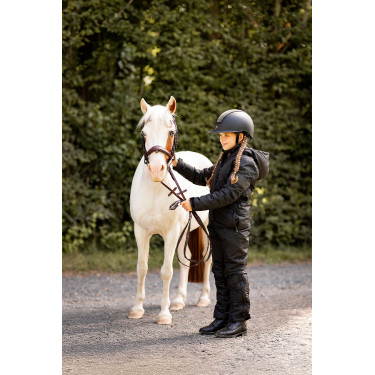 Mono acolchado para niño Horze Annica Negro Mono acolchado para niño Horze Annica Negro