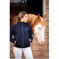 Chaqueta Pénélope Tweeny con strass Marino Azul marino