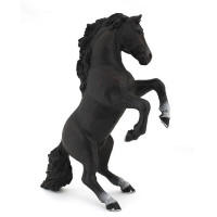 Caballo encabritado negro PAPO