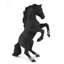 Caballo encabritado negro PAPO