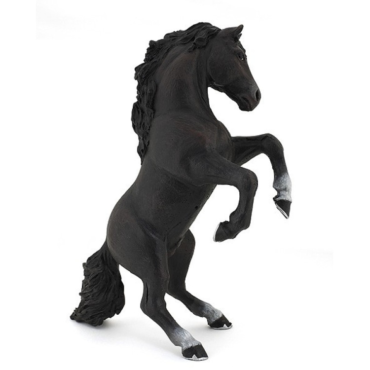 Caballo encabritado negro PAPO