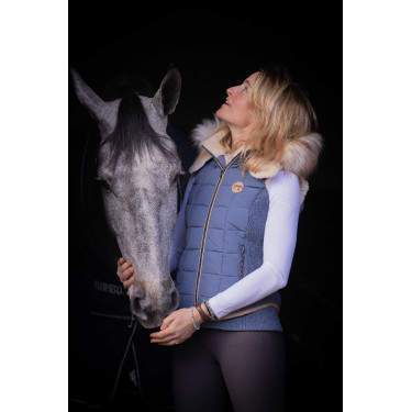 Chaqueta acolchada PENELOPE New Roger Azúl / gris