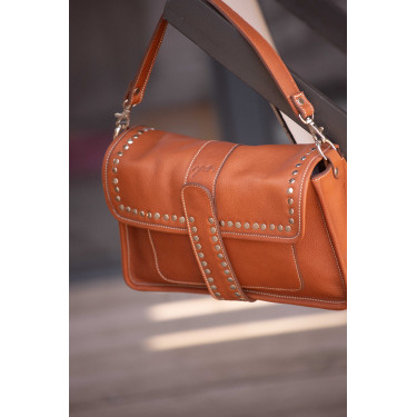Bolso de mano Pénélope Cavalia Coñac Marrón