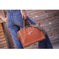 Bolso Pénélope Naily Romane Coñac Marrón