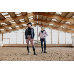 Pantalón Equithème Flora con culera de silicona Negro Pantalón Equithème Flora con culera de silicona Negro