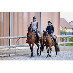 Pantalón Equithème Flora con culera de silicona Negro Pantalón Equithème Flora con culera de silicona Negro