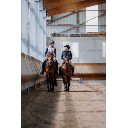 Pantalón Equithème Flora con culera de silicona Negro Pantalón Equithème Flora con culera de silicona Negro