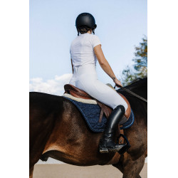 Pantalón Equithème Flora con culera de silicona Blanco