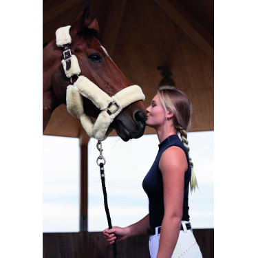 Cabezada Equi-Theme Teddy Chocolate / crudo Marrón