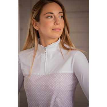 Polo PENELOPE - Debbie Blanc - Rose Polo PENELOPE - Debbie Blanc - Rose