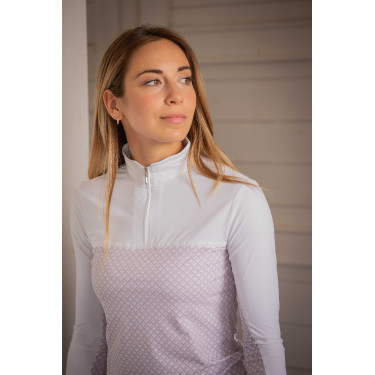 Polo PENELOPE - Debbie Blanc - Rose Polo PENELOPE - Debbie Blanc - Rose
