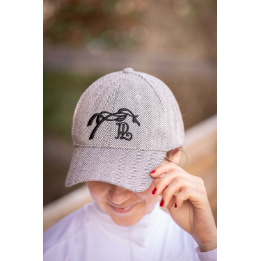 Gorra Pénélope Naomi Chevron Negro