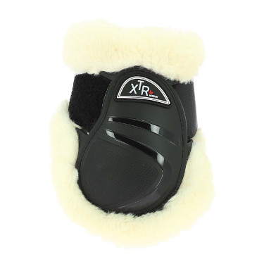 Protectores de menudillo Norton XTR de borreguillo sintético Negro Protectores de menudillo Norton XTR de borreguillo sintético Negro