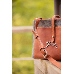 Bolso PENELOPE - Pablito - Tamaño grande Motivo de espiga / coñac Marrón