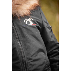 Cazadora Pénélope Lyon Brillo negro