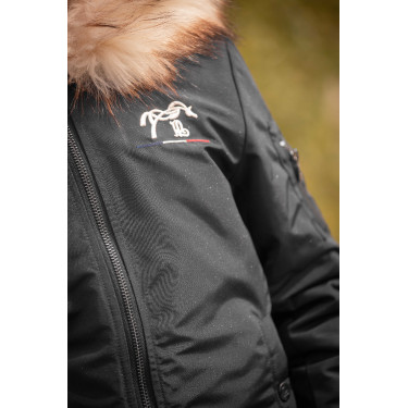 Cazadora Pénélope Lyon Brillo negro