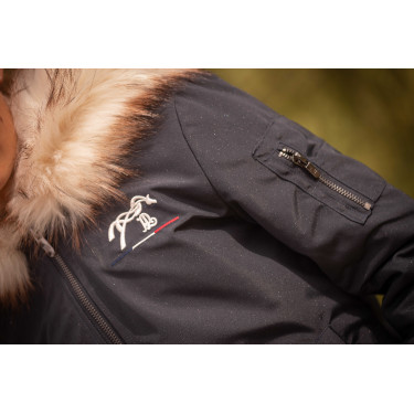 Cazadora Pénélope Lyon Azul marino glitter