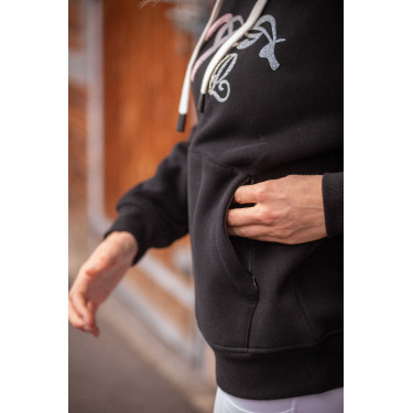 Sudadera PENELOPE - Divertida Negro Sudadera PENELOPE - Divertida Negro