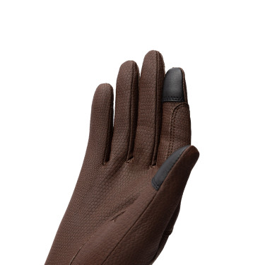 Guantes de equitación B Vertigo Luka Marrón oscuro Marr&amp;amp;amp;oacute;n