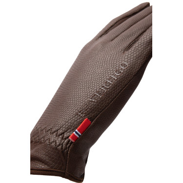 Guantes de equitación B Vertigo Luka Marrón oscuro Marr&amp;amp;amp;oacute;n