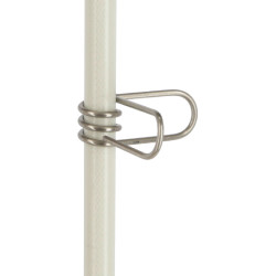 Aislador Master clip inox AKO 12 mm