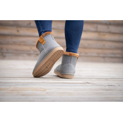 Botines Pénélope Gris / marrón